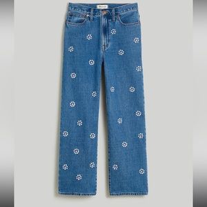 Madewell “perfect vintage crop” floral print jeans NWT 24